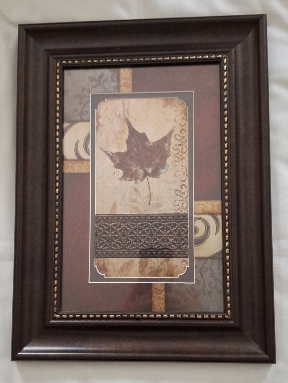 Framed Leaf Wall Art